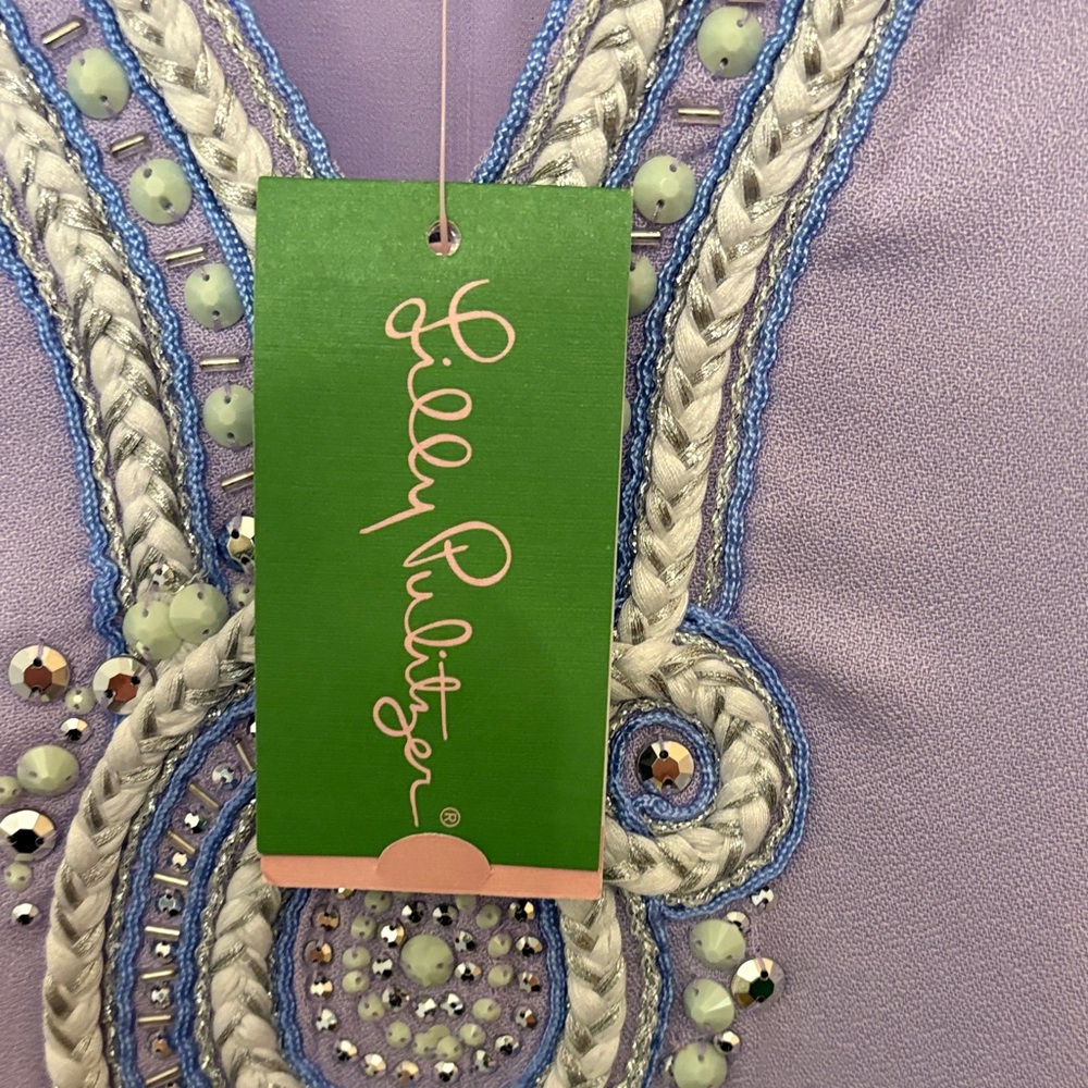 Lilly Pulitzer Lavender Sleeveless Mini Dress - Picture 4 of 12
